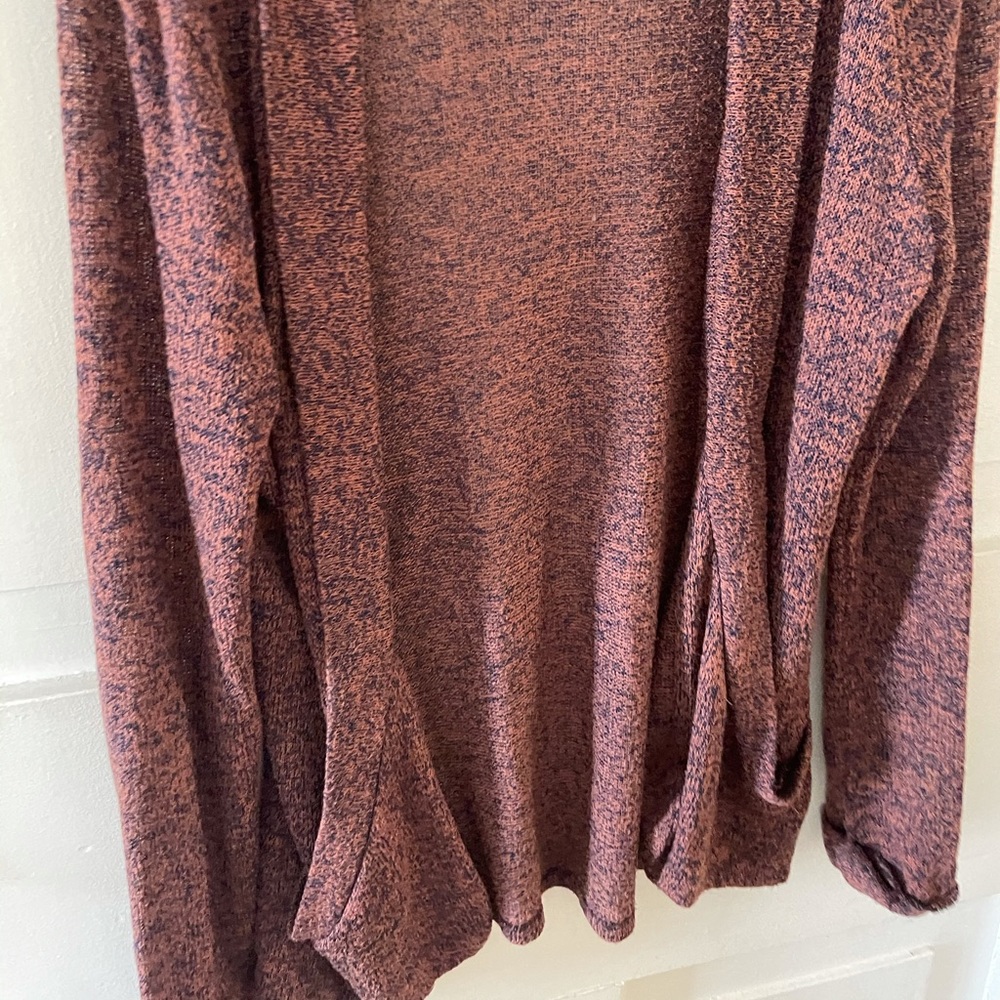 Purple & blue lite woven cardigan